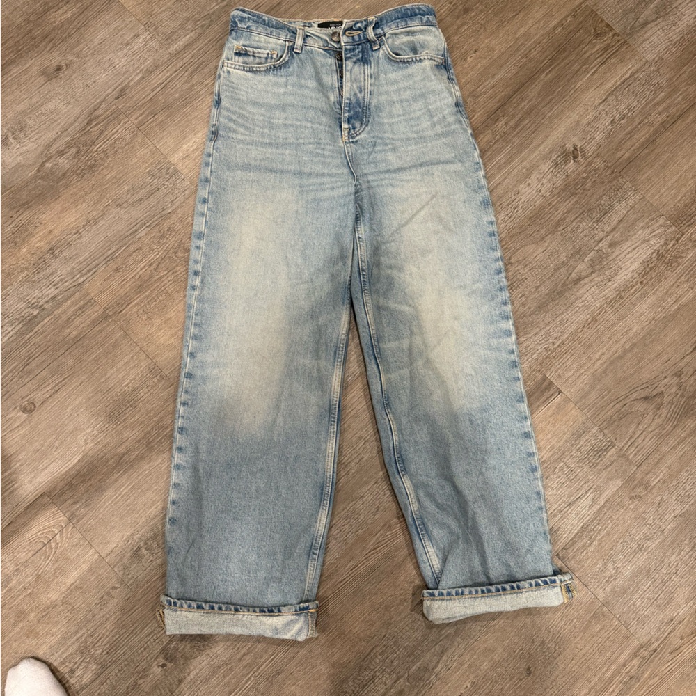 Mango high waist baggy jeans